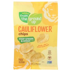 FROM THE GROUND UP: Cauliflower Chips Sour Cream And Onion Flavor, 3.5 oz