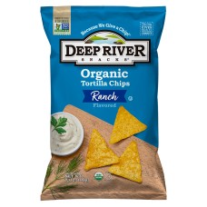 DEEP RIVER: Organic Ranch Tortilla Chips, 7 oz
