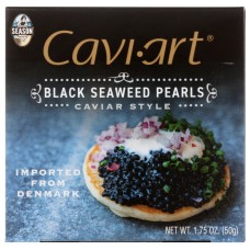 SEASON: Caviart Blk Seaweed Pearls, 1.75 oz