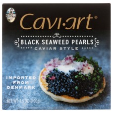 SEASON: Caviart Blk Seaweed Pearls, 3.5 oz