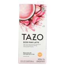 TAZO: Rose Pink Latte Herbal Tea, 32 oz