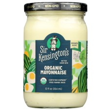 SIR KENSINGTONS: Organic Mayonnaise, 12 oz