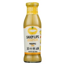 SAUCY LIPS: Pineapple Thai Handcrafted Gourmet Sauce, 10 oz