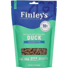 FINLEYS: Duck Recipe Soft Chew Training Bites, 16 oz
