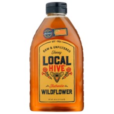 LOCAL HIVE: Raw & Unfiltered Wildflower Honey, 40 oz