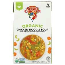 SMART CHICKEN: Organic Chicken Noodle Soup, 16.9 oz