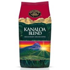 GOLD COFFEE: Kanaloa Blend Medium Roast Ground Coffee, 10 oz