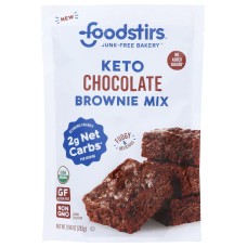 FOODSTIRS: Organic Keto Chocolate Brownie Mix, 9.98 oz