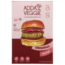 ADDA VEGGIE: Original Blend Plant Based Protein Mix, 3.2 oz