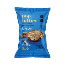 POP BITTIES: Maple & Sea Salt Chips, 1 oz