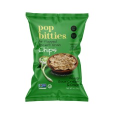 POP BITTIES: Vegan Sour Cream & Onion Chips, 1 oz