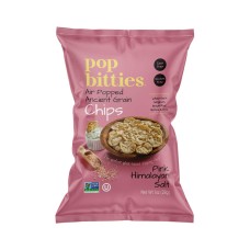 POP BITTIES: Pink Himalayan Salt Chips, 1 oz