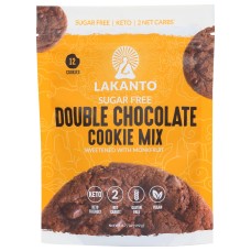 LAKANTO: Sugar Free Double Chocolate Cookie Mix, 6.77 oz