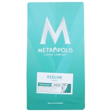 METROPOLIS COFFEE: Redline Medium Roast Whole Bean Coffee, 10.5 oz