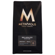 METROPOLIS COFFEE: Hullabaloo Holiday Blend Medium Roast Whole Bean Coffee, 10.5 oz
