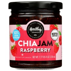 HEALTHY CRUNCH: Keto Raspberry Chia Jam, 7.77 oz