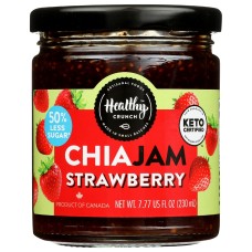 HEALTHY CRUNCH: Keto Strawberry Chia Jam, 7.77 oz