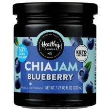 HEALTHY CRUNCH: Keto Blueberry Chia Jam, 7.77 oz