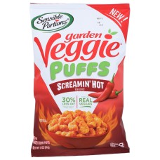 SENSIBLE PORTIONS: Garden Veggie Puffs Screamin Hot, 3 oz