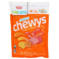 YUMEARTH: Organic Chewys Fruit Chews, 5 oz