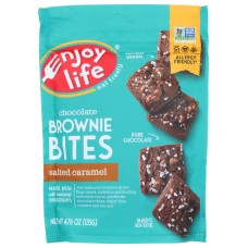 ENJOY LIFE: Bites Brownie Salted Crml, 4.76 oz