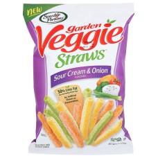 SENSIBLE PORTIONS: Garden Veggie Straws Sour Cream And Onion Flavored, 6 oz