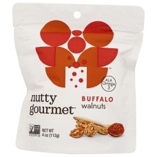 THE NUTTY GOURMET: Buffalo Walnuts, 4 oz