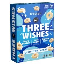 THREE WISHES: Grain Free Frosted Cereal, 8.6 oz