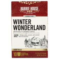 BARRIE HOUSE: Winter Wonder Coffee 10 Single Serve Capsules, 3.7 oz