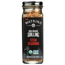 WATKINS: 1868 Organic Grilling Seasoning Steak, 3.5 oz