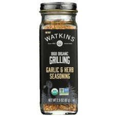 WATKINS: 1868 Organic Grilling Garlic And Herb Seasoning, 2.9 oz