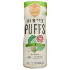 SERENITY KIDS: Puff Broccoli Spinach, 1.5 oz