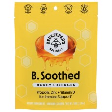 BEEKEEPERS: B Soothed Honey Lozenges, 50 gm