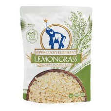 SUPER LUCKY ELEPHANT: Lemongrass Brown Jasmine Rice, 8.5 oz