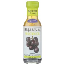 BRIANNAS: Classic Balsamic Vinaigrette Avocado Oil Dressing, 10 oz
