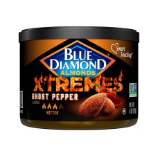 BLUE DIAMOND: Xtremes Ghost Pepper Hot Almonds, 6 oz