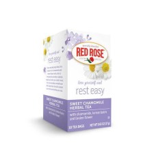 RED ROSE: Sweet Chamomile Herbal Tea, 18 bg