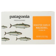 PATAGONIA PROVISIONS: Roasted Garlic Mackerel, 4.2 oz
