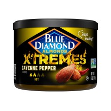 BLUE DIAMOND: Xtremes Cayenne Pepper Hot Almonds, 6 oz