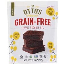 OTTOS NATURALS: Grain Free Classic Brownie Mix, 11.1 oz
