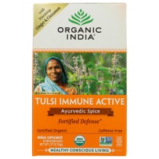 ORGANIC INDIA: Tulsi Immune Active Tea, 18 bg