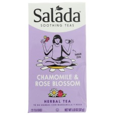 SALADA: Chamomile and Rose Blossom Herbal Tea, 20 bg