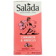 SALADA: Cinnamon Hibiscus Herbal Tea, 20 bg