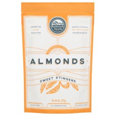 BACKATTACK SNACKS: Sweet Stinger Almonds, 8 oz