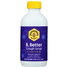 BEEKEEPERS: B Better Cough Syrup Nighttime, 4 fo