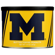 VIRGINIA PEANUT: University of Michigan Butter Toffee Peanuts, 10 oz