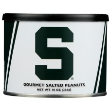 VIRGINIA PEANUT: Michigan State University Gourmet Salted Peanuts, 10 oz