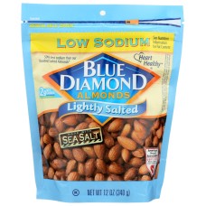 BLUE DIAMOND: Lightly Salted Almonds, 12 oz