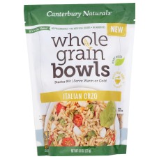 CANTERBURY NATURALS: Italian Orzo Whole Grain Bowls, 8 oz