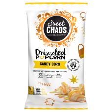 SWEET CHAOS: Candy Corn Drizzled Popcorn, 5.5 oz